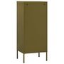 Voir la diapositive 5 : VIDAXL Armoire de rangement Vert olive 42,5x35x101,5 cm Acier