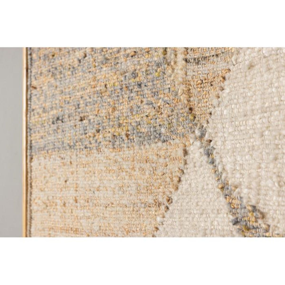 Paris Prix Tableau Tapis en Jute  Patricia  70x100cm Beige