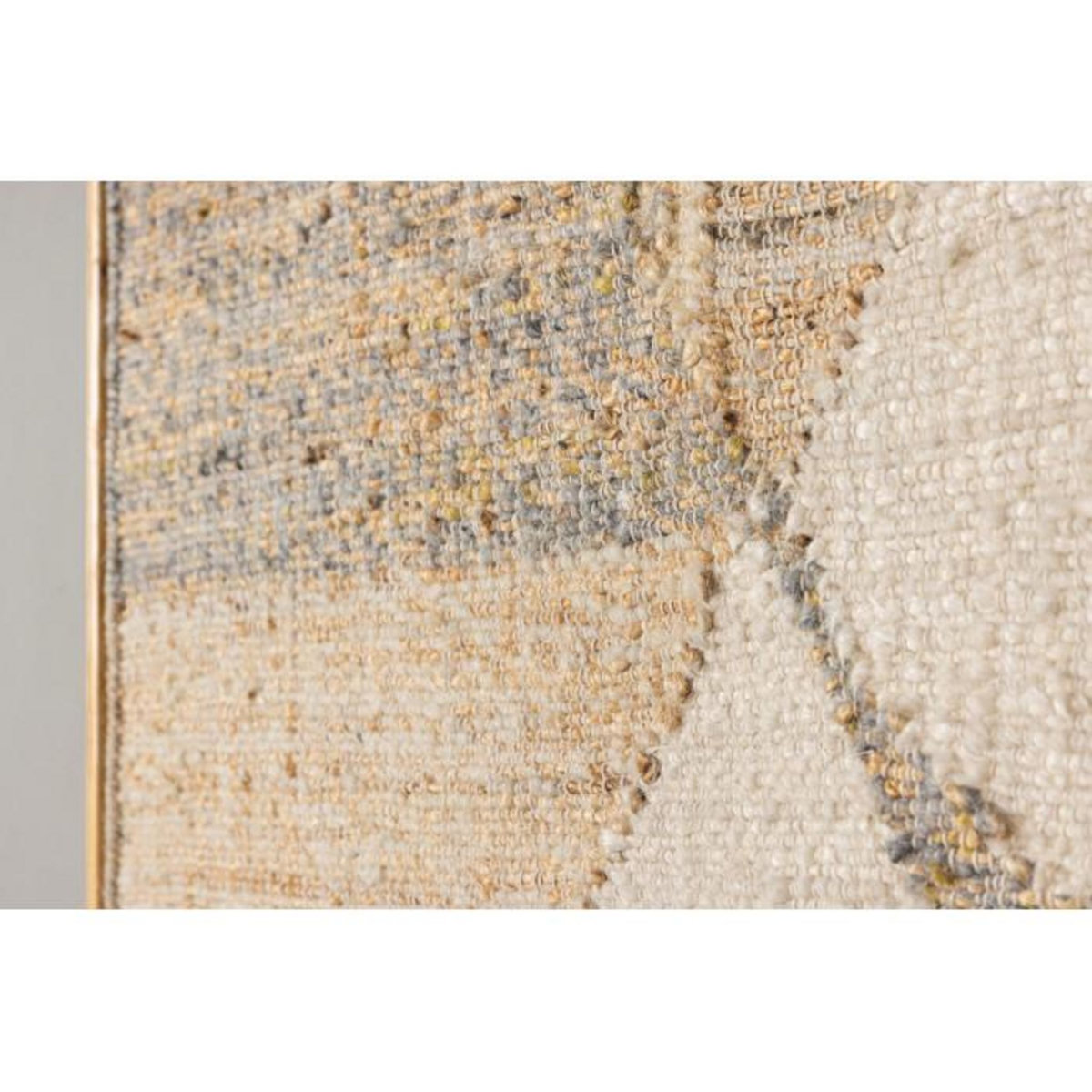 Paris Prix Tableau Tapis en Jute  Patricia  70x100cm Beige