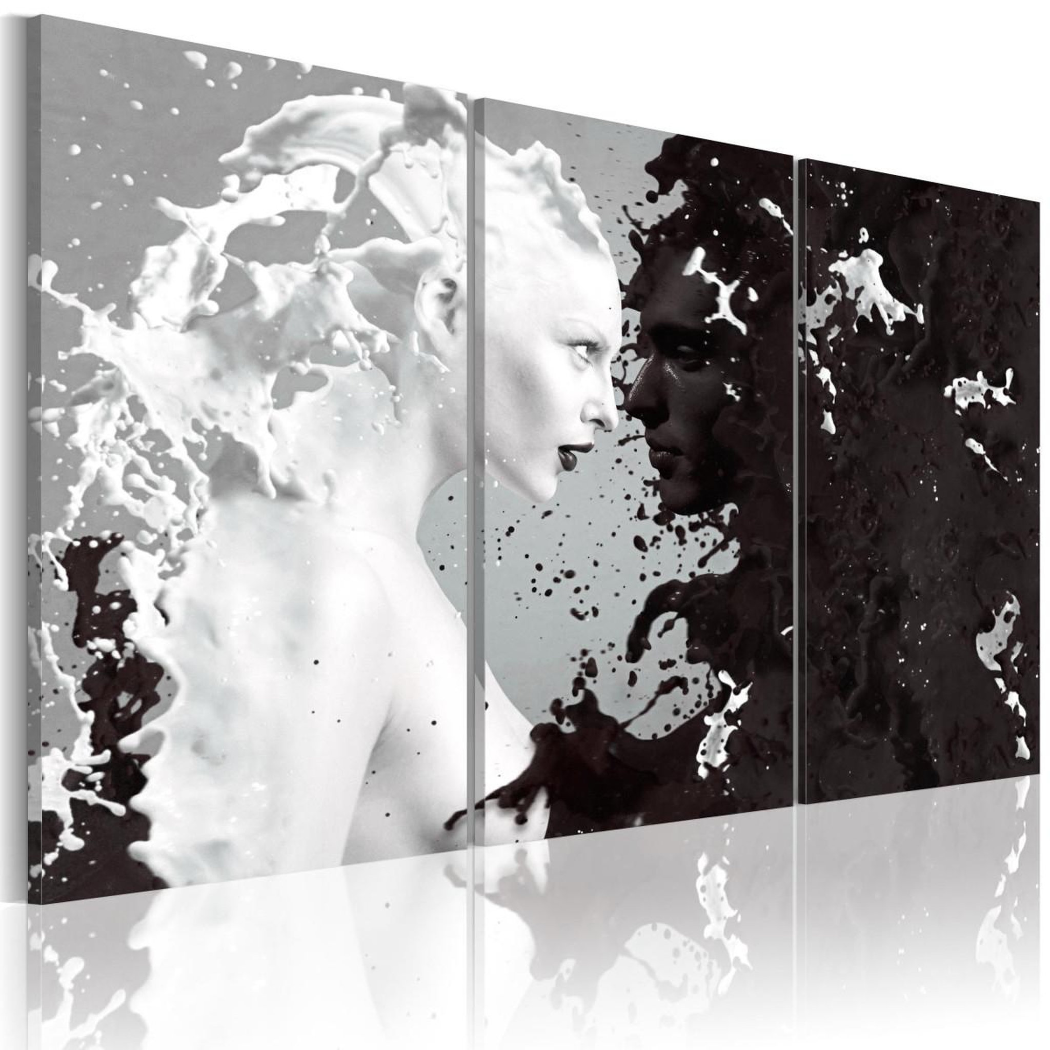 Voir la diapositive 1 : Paris Prix Tableau imprimé 3 panneaux  milk & choco