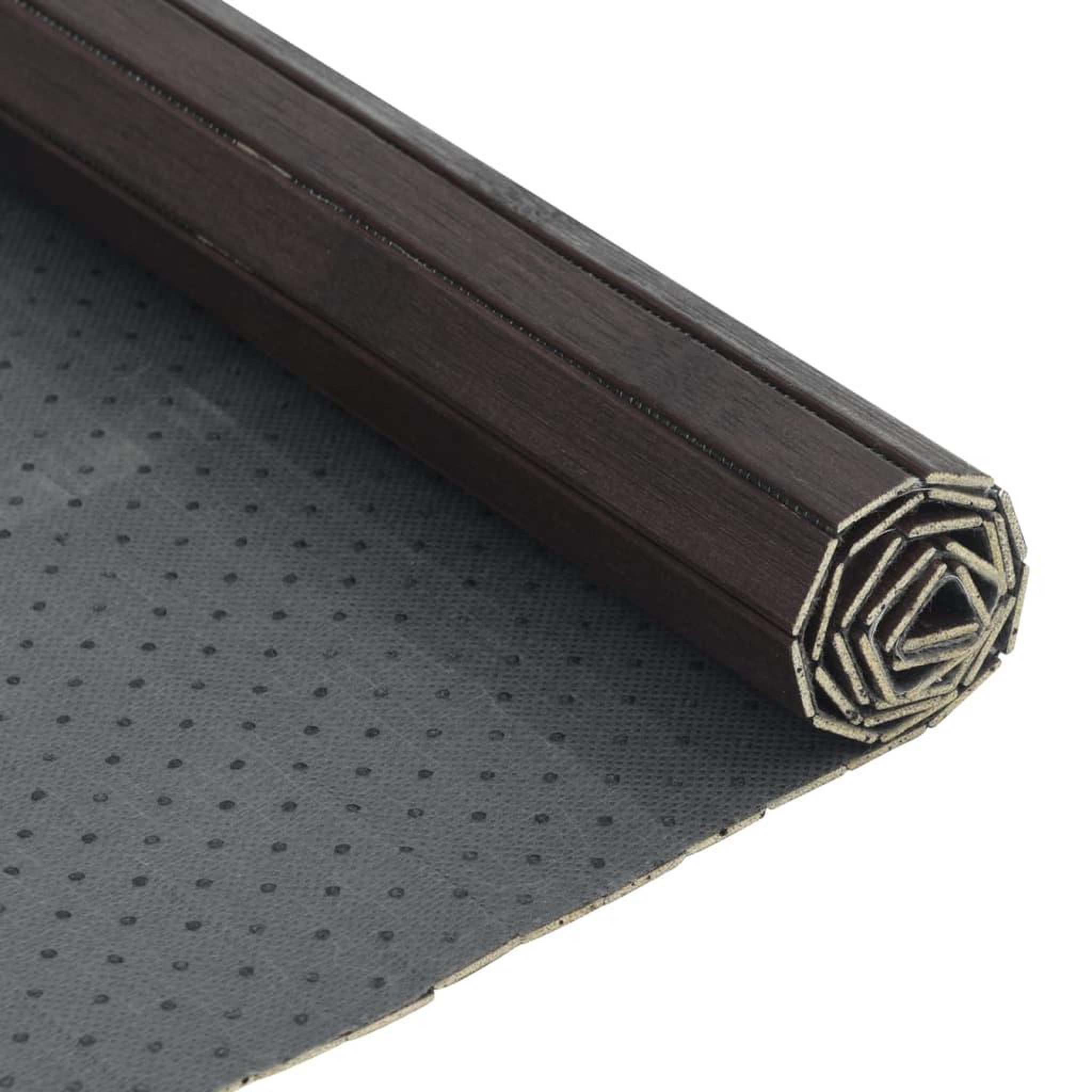 Voir la diapositive 5 : VIDAXL Tapis rectangulaire marron fonce 100x300 cm bambou
