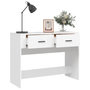 Voir la diapositive 5 : VIDAXL Table console Blanc 100x39x75 cm Bois d'ingenierie