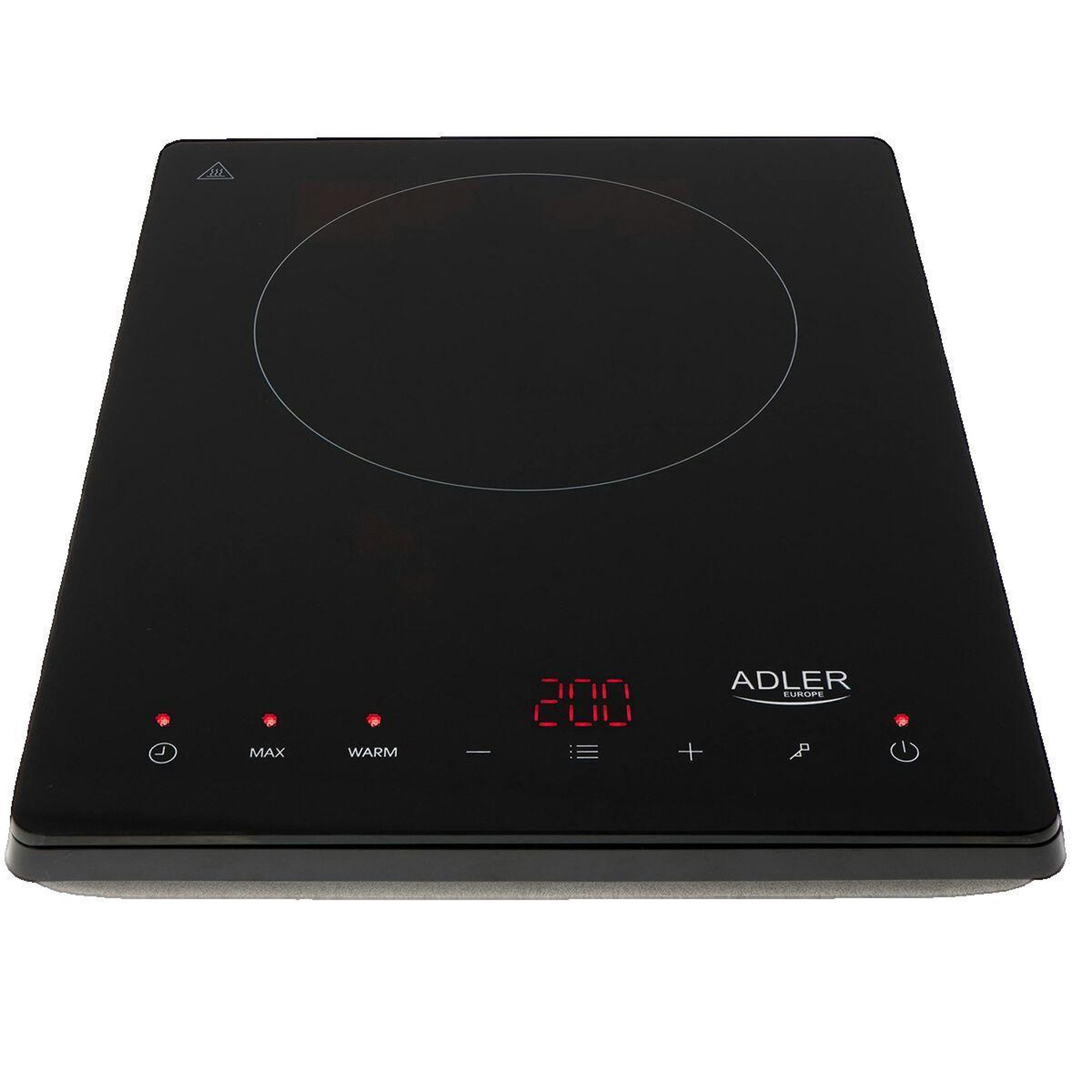 ADLER Plaque à induction Adler Europe 2000 W noire