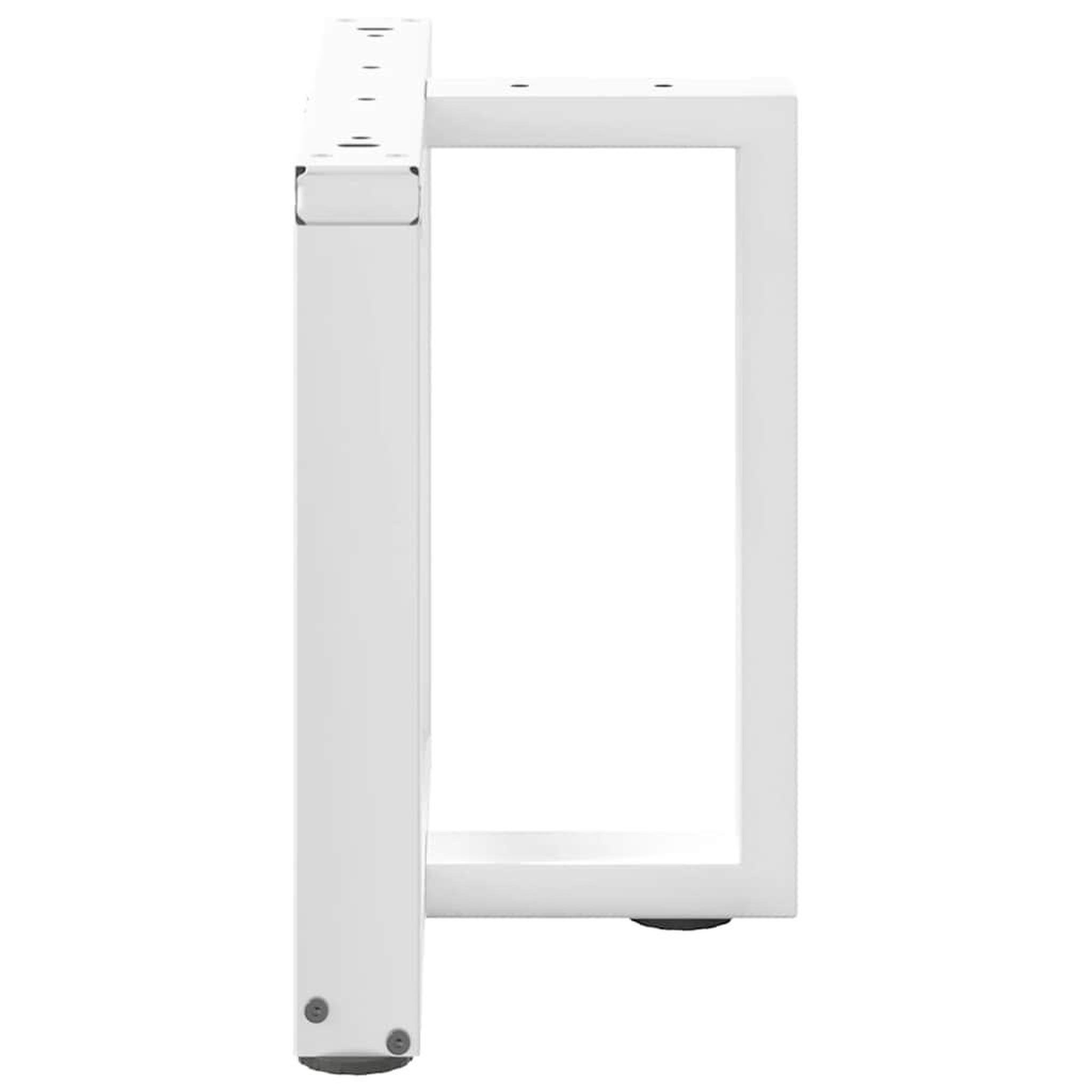Voir la diapositive 5 : VIDAXL Pieds de table basse forme de T 2 pcs 50x25x(42-43) cm acier