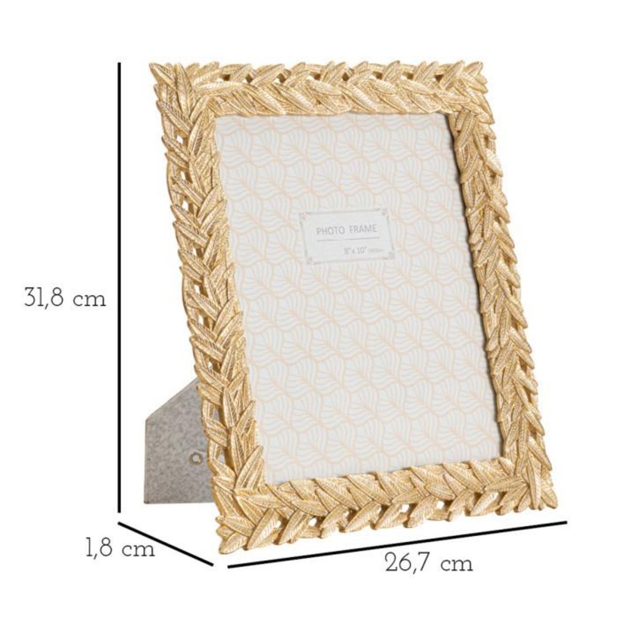 Paris Prix Cadre Photo Déco Feuilles  Solis  20x25cm Or