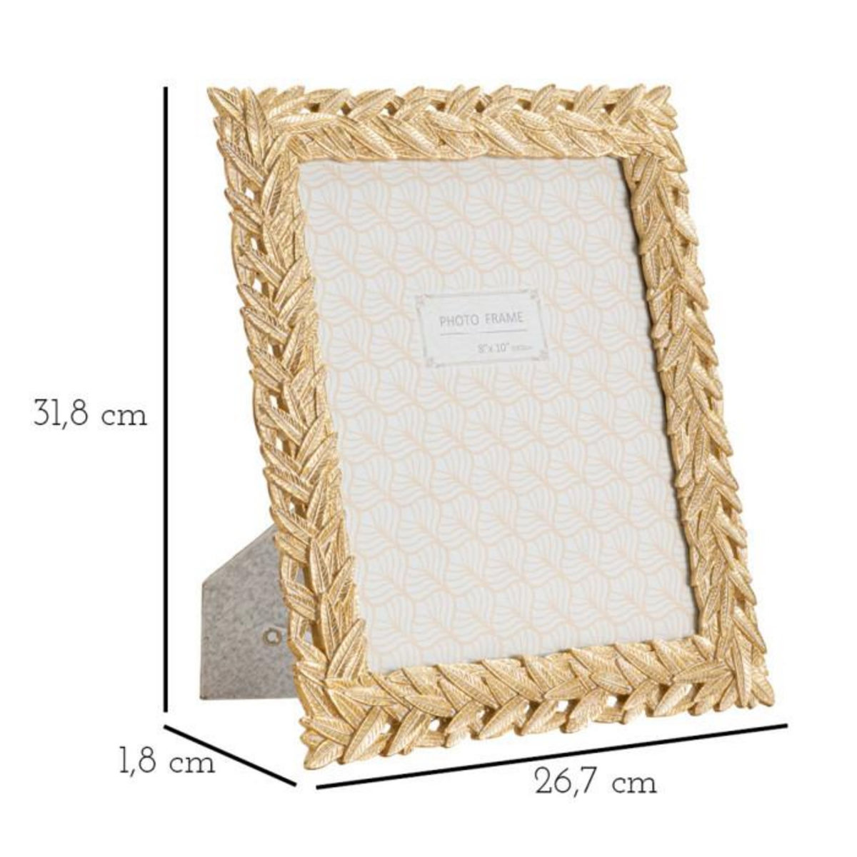 Paris Prix Cadre Photo Déco Feuilles  Solis  20x25cm Or