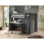 Voir la diapositive 2 : Paris Prix Pack - Lit Mezzanine Enfant, Armoire & Bureau  London  Anthracite