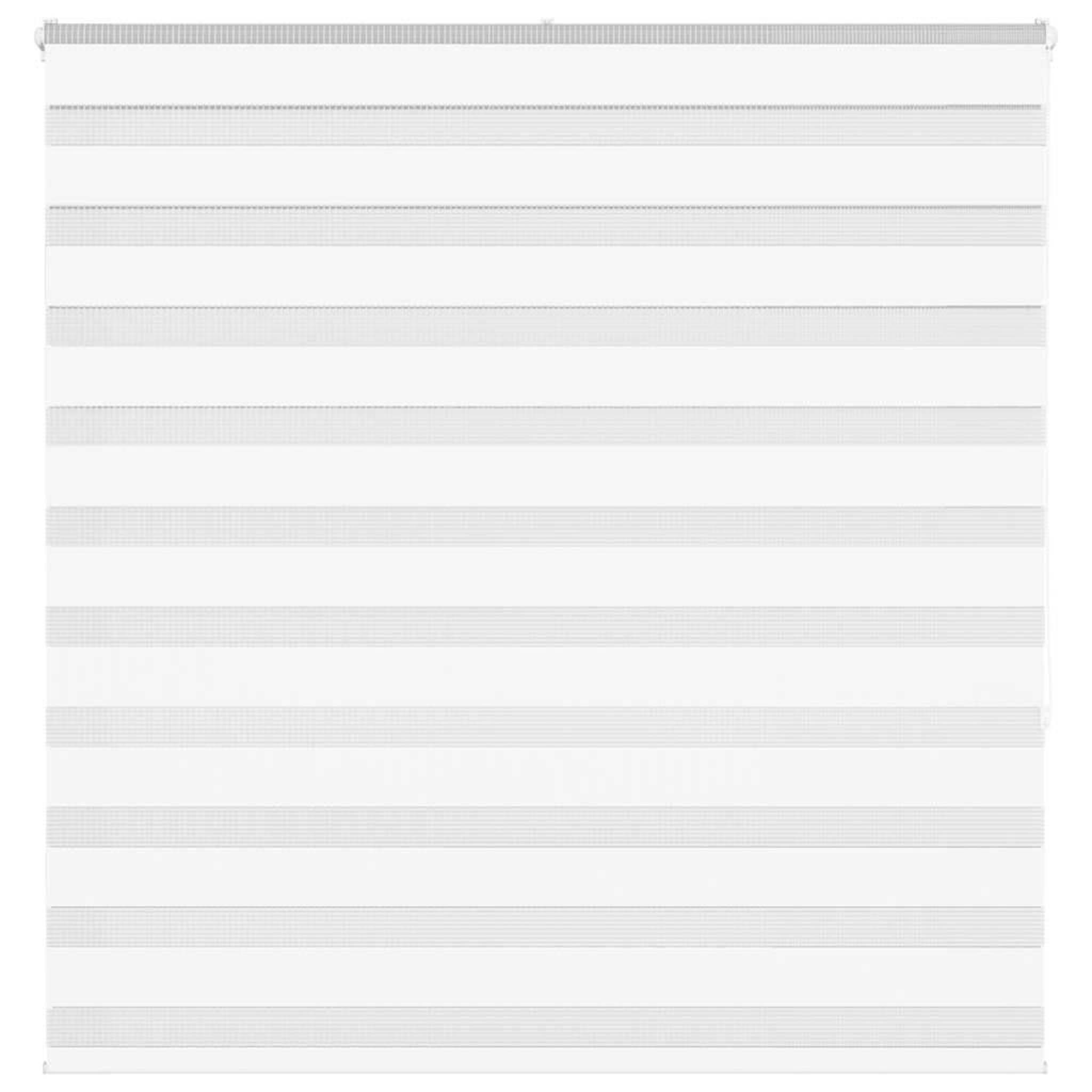 VIDAXL Store zebre blanc 140x150 cm largeur du tissu 135,9cm polyester