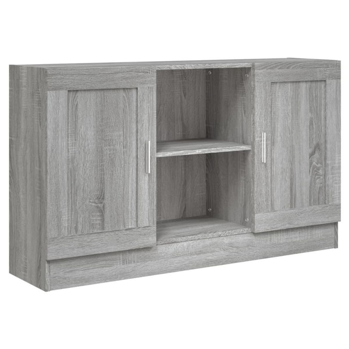 VIDAXL Buffet Sonoma gris 120x30,5x70 cm Bois d'ingenierie