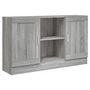 Voir la diapositive 2 : VIDAXL Buffet Sonoma gris 120x30,5x70 cm Bois d'ingenierie