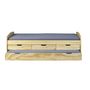 Voir la diapositive 6 : Lit gigogne 2 couchages 90x200 cm + 3 tiroirs ULLI