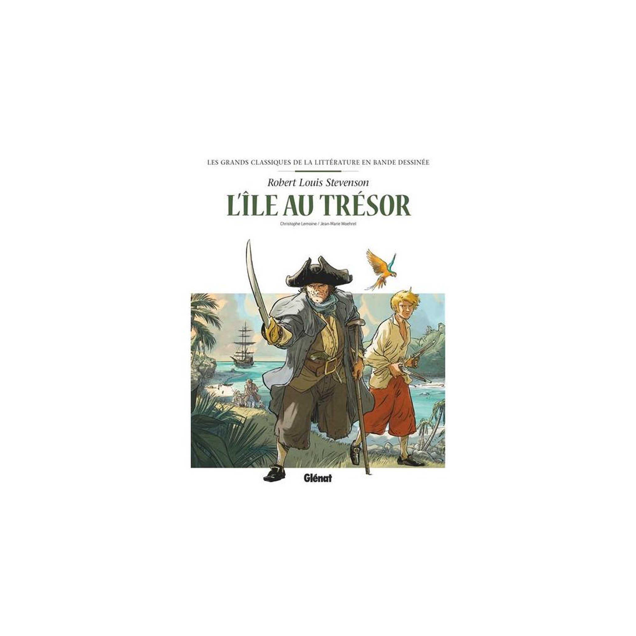Album BD graphique L'Île au trésor (Treasure Island) de Robert Louis Stevenson