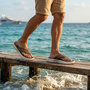 Voir la diapositive 5 : OZABI OZABI Tongs homme confort semelle epaisse antiderapante ete plage