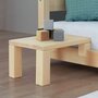 Youdoit Table de chevet à fixer sur le lit - bois naturel - 43 x 32 x 41 cm