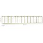 Voir la diapositive 6 : VIDAXL Poulailler 1,5x9x1,5 m Pinede impregnee