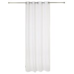 ATMOSPHERA Rideau Voilage  Rayure  140x240cm Blanc