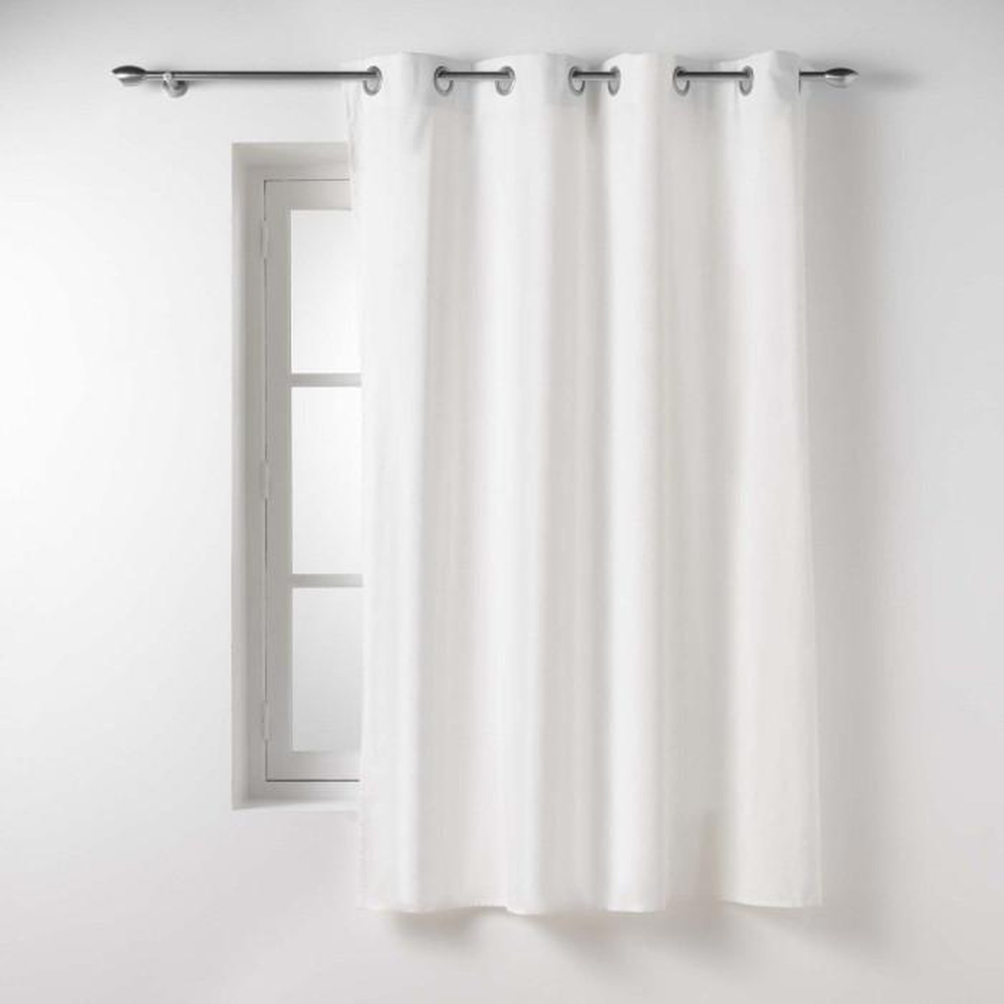 Voir la diapositive 5 : Paris Prix Rideau à Œillets  Twily  135x180cm Blanc