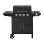 Voir la diapositive 1 : Habitat et Jardin Barbecue gaz  Feria 5  - 5 brûleurs dont 1 latéral - 14,5 kw - Noir