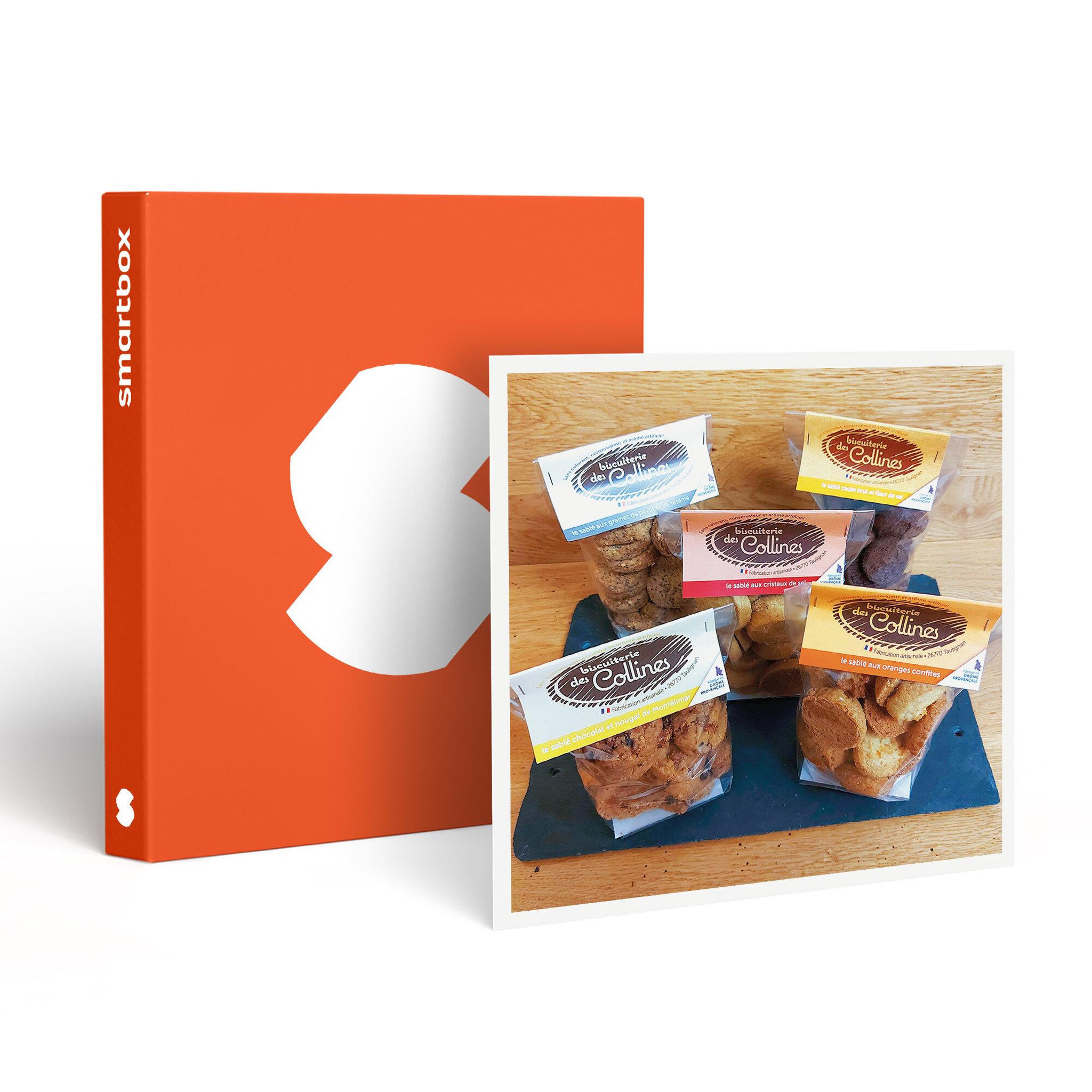 Smartbox Coffret gourmand avec déclinaison de sablés à recevoir à la maison - coffret cadeau gastronomie