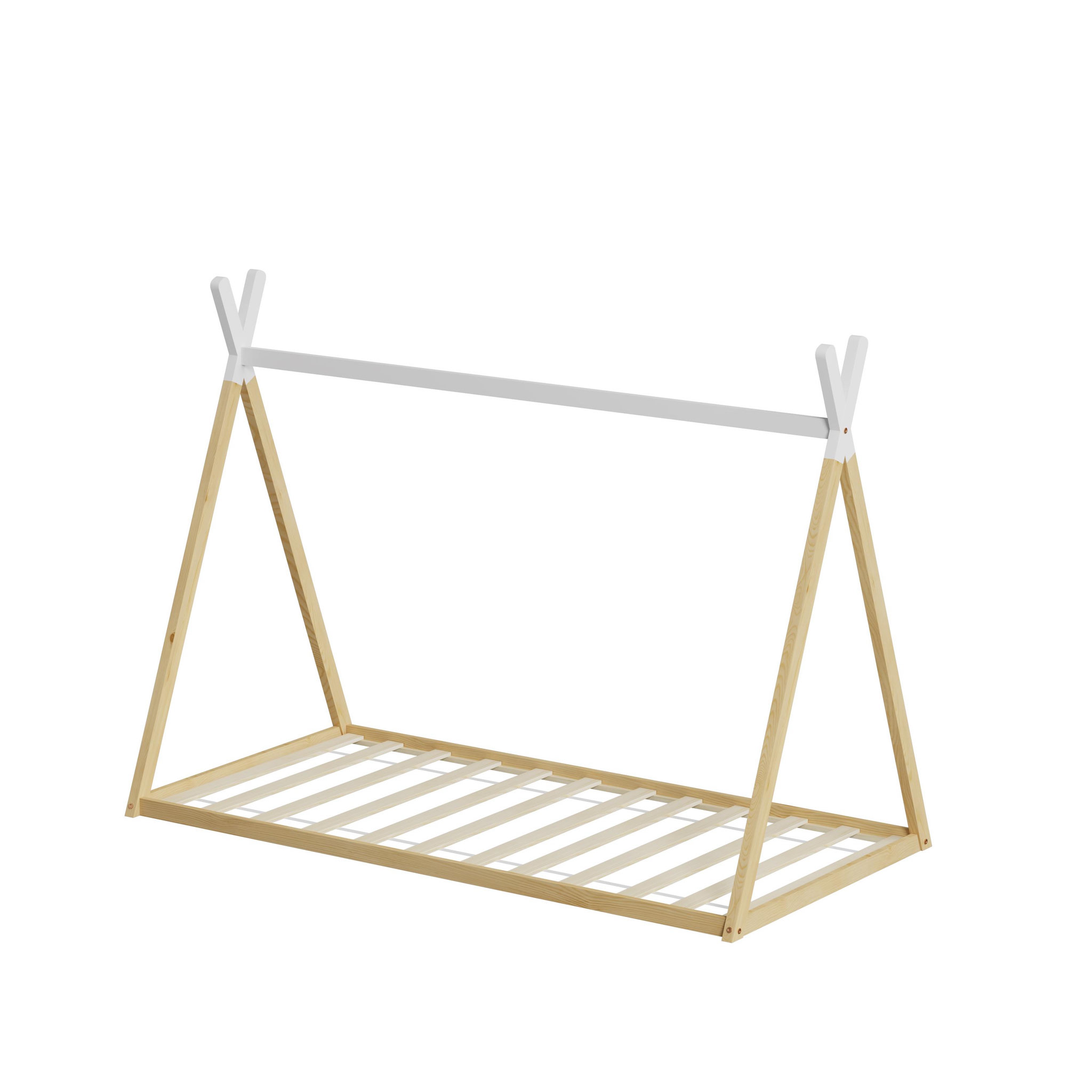 Voir la diapositive 1 : MINEA MINEA | Lit tipi INDY 90x190 cm (matelas non inclus)