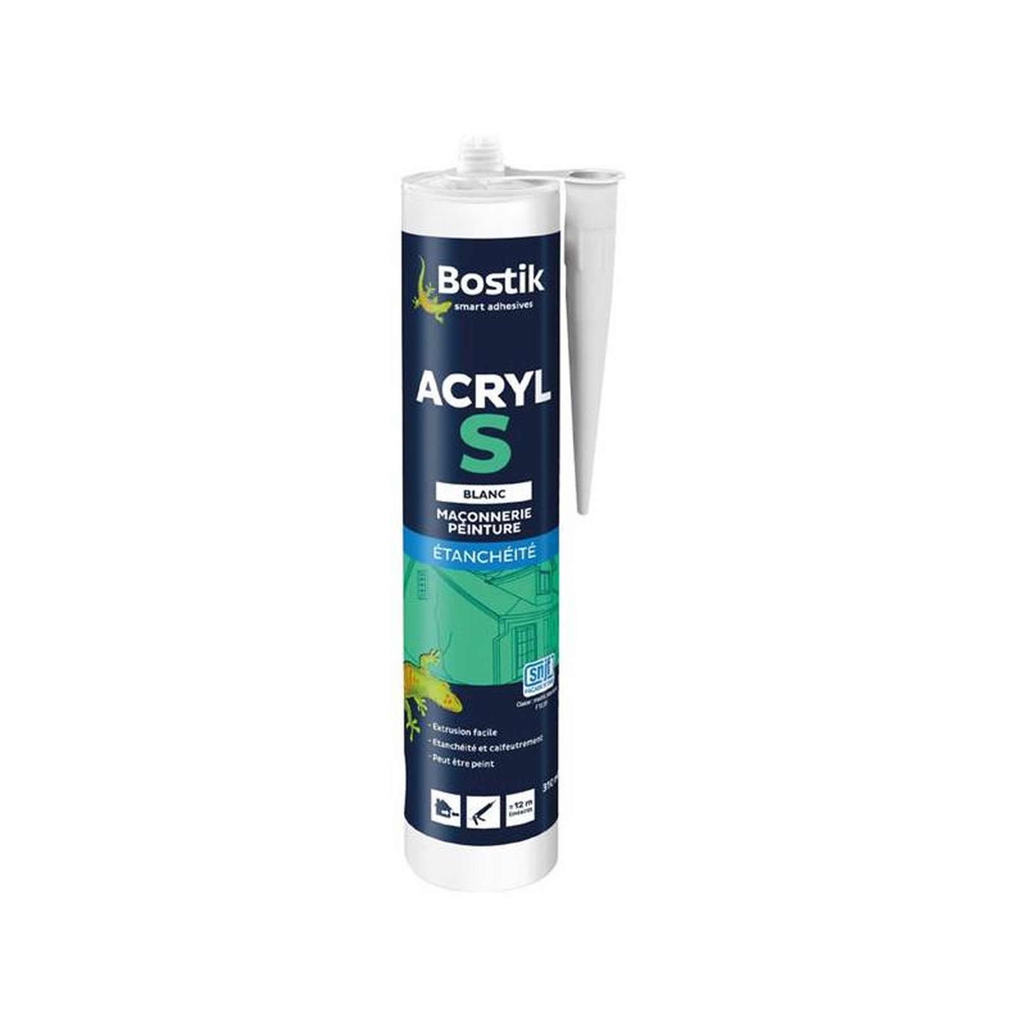 Bostik MASTIC ACRYL S BLANC 310ML PRO BOSTIK - 30613629