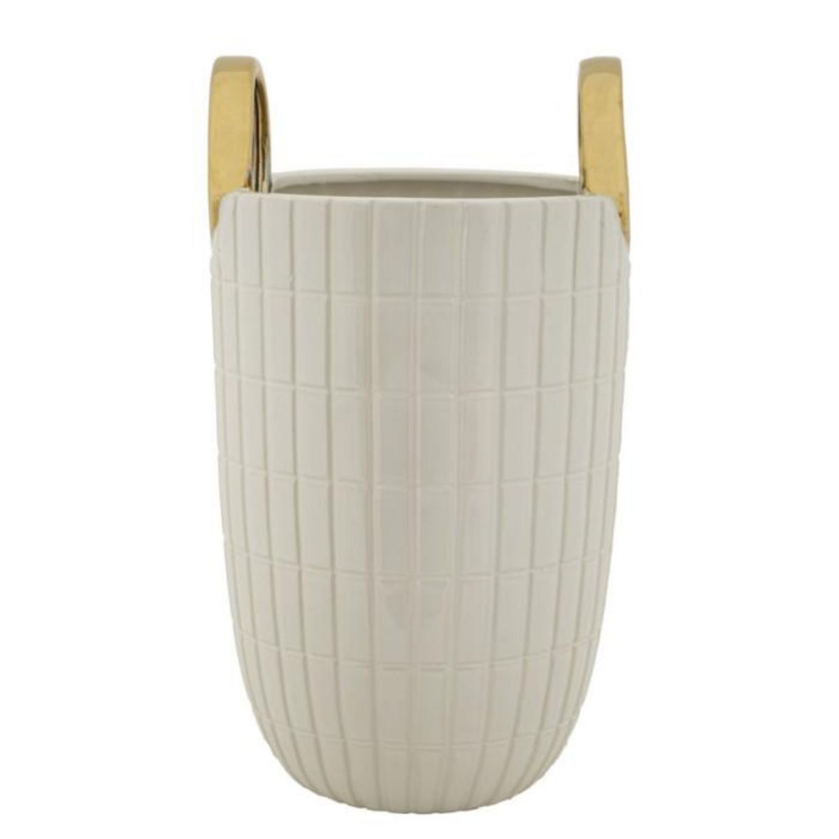 Paris Prix Vase Design en Céramique  Shopping  25cm Blanc