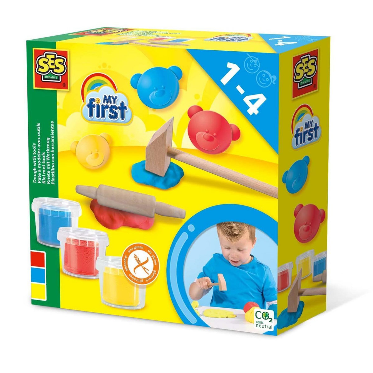 SES Creative My first : Pâte à modeler avec outils