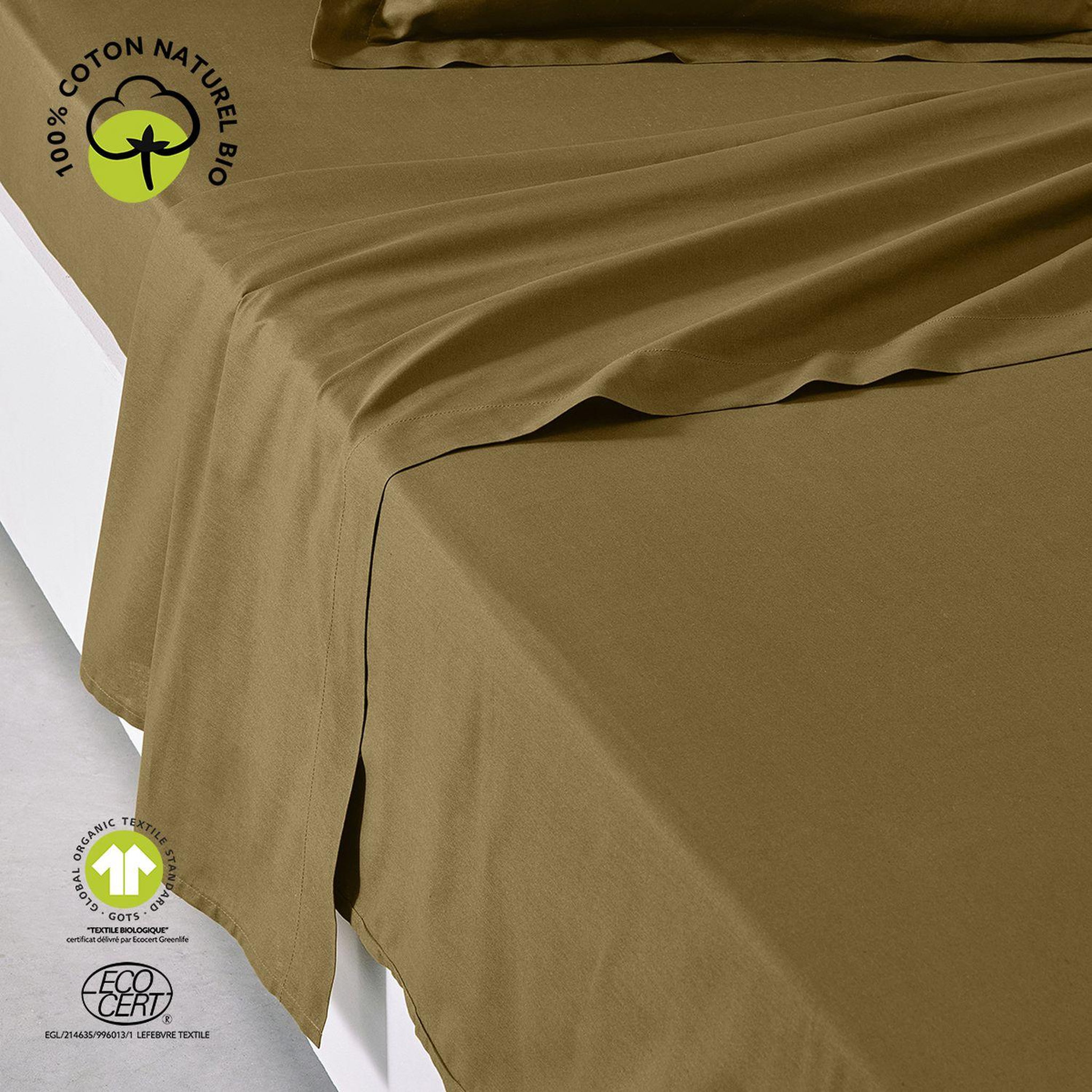 Voir la diapositive 2 : Today Drap plat - 100% coton BIO