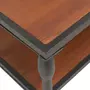 VIDAXL Table basse avec etagere 120x60x40 cm Bois de sapin massif