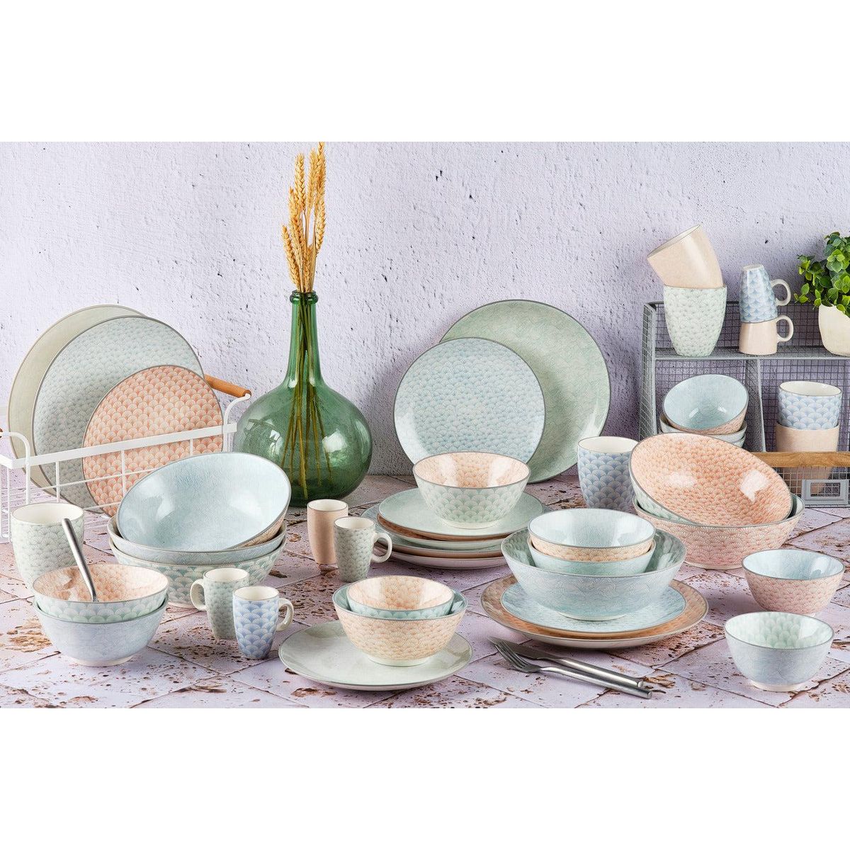 BJORN Service Complet - 42 pièces - Pastel