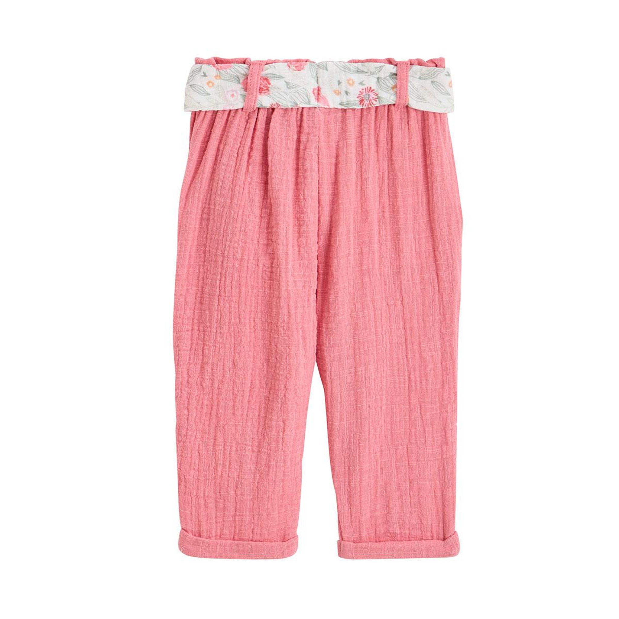 Voir la diapositive 2 : Petit Béguin Pantalon enfant en gaze de coton anaelle