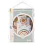 Voir la diapositive 4 : Atmosphera Kids Parure de lit enfant Arc en ciel - 100% coton 57 fils - 140 x 200 cm