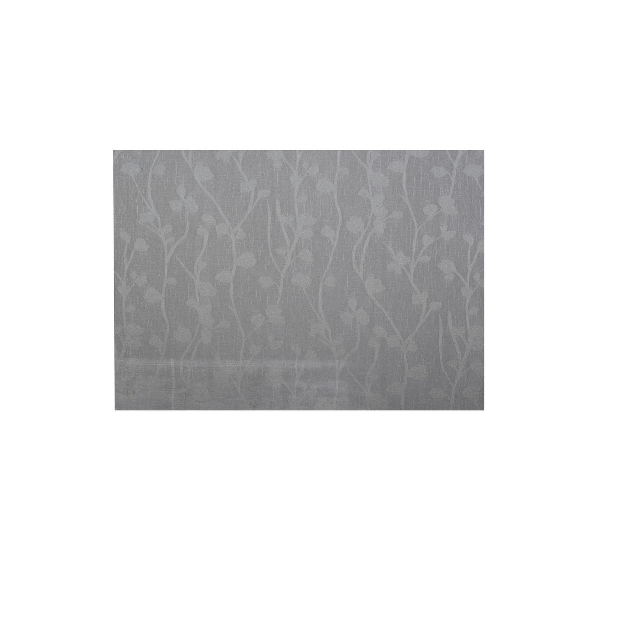 TOILINUX Lot 2x adhésif décoratif pour meuble imprimé fleurs végetal - 200 x 45 cm - argent