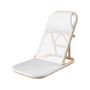 Voir la diapositive 1 : Rendez vous déco Chaise de plage terracotta pliable en tissage synthétique - Favignana