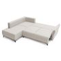 Voir la diapositive 2 : LISA DESIGN Arya - canapé d'angle convertible - avec coffre - 5 places - style contemporain - gauche