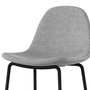 Voir la diapositive 6 : Rendez vous déco Lot de 2 chaises pour îlot central en tissu gris clair 65,5 cm-Henrik