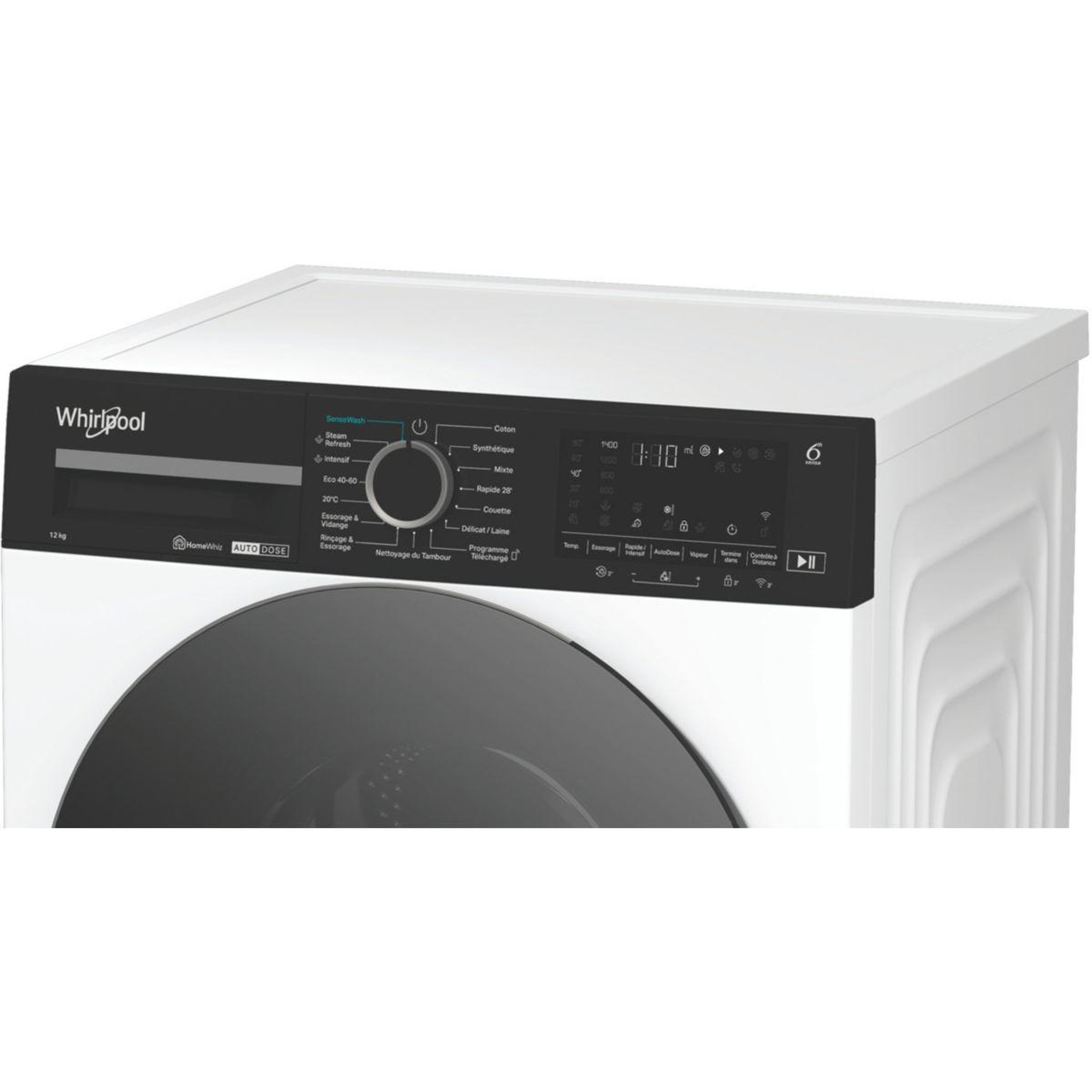 Voir la diapositive 5 : Whirlpool Lave linge hublot WPM27WADSFR