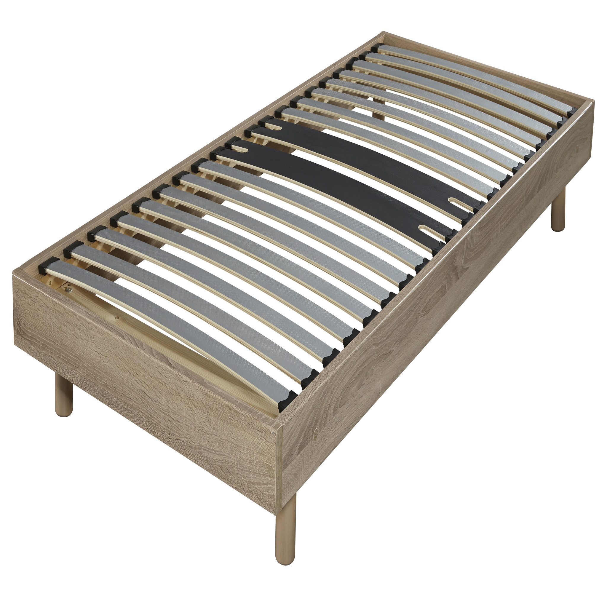 Voir la diapositive 1 : EBAC Sommier lattes 140x190cm DELKIT