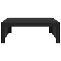 Voir la diapositive 5 : VIDAXL Table basse noir 100x100x35 cm bois d'ingenierie