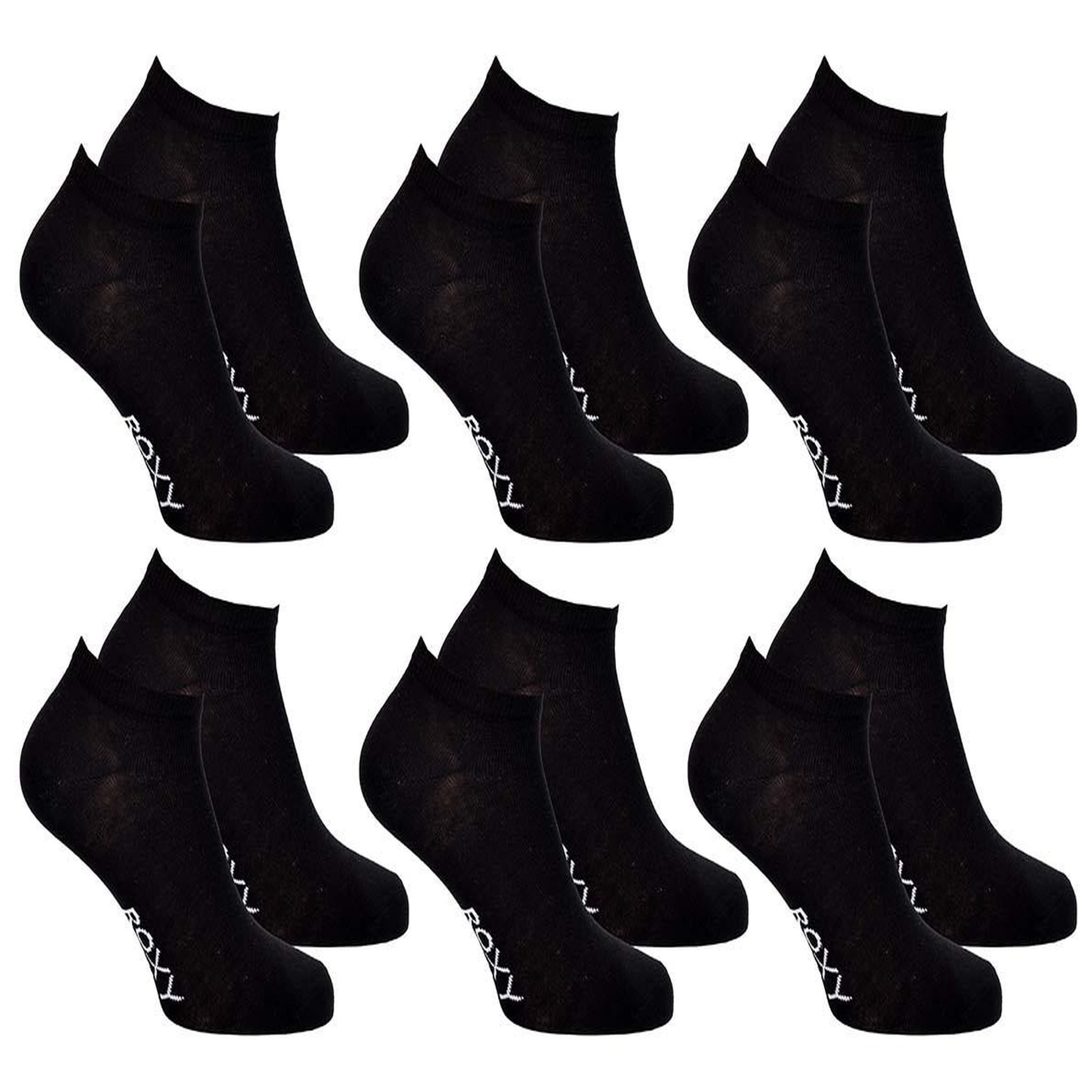 Voir la diapositive 1 : ROXY Roxy chaussettes fille sneaker pack 6 (lot) - coton respirant
