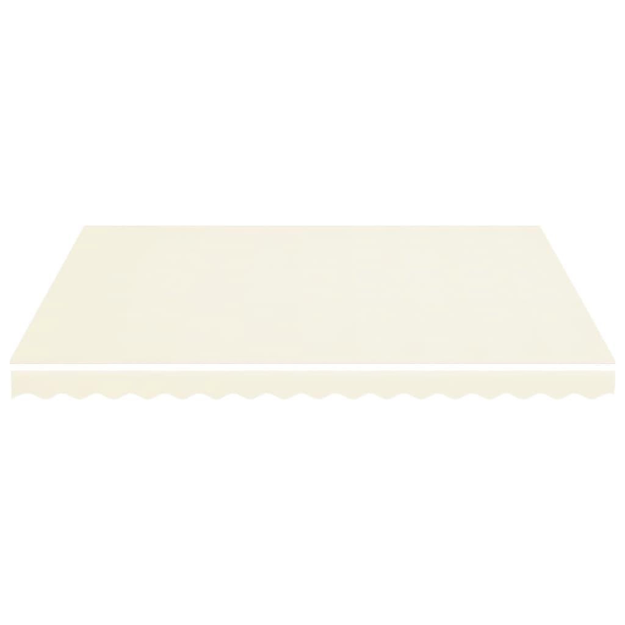 Voir la diapositive 3 : VIDAXL Tissu de remplacement pour auvent Creme 4x3,5 m