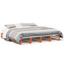 Voir la diapositive 2 : VIDAXL Cadre de lit sans matelas cire marron 180x200cm bois pin massif