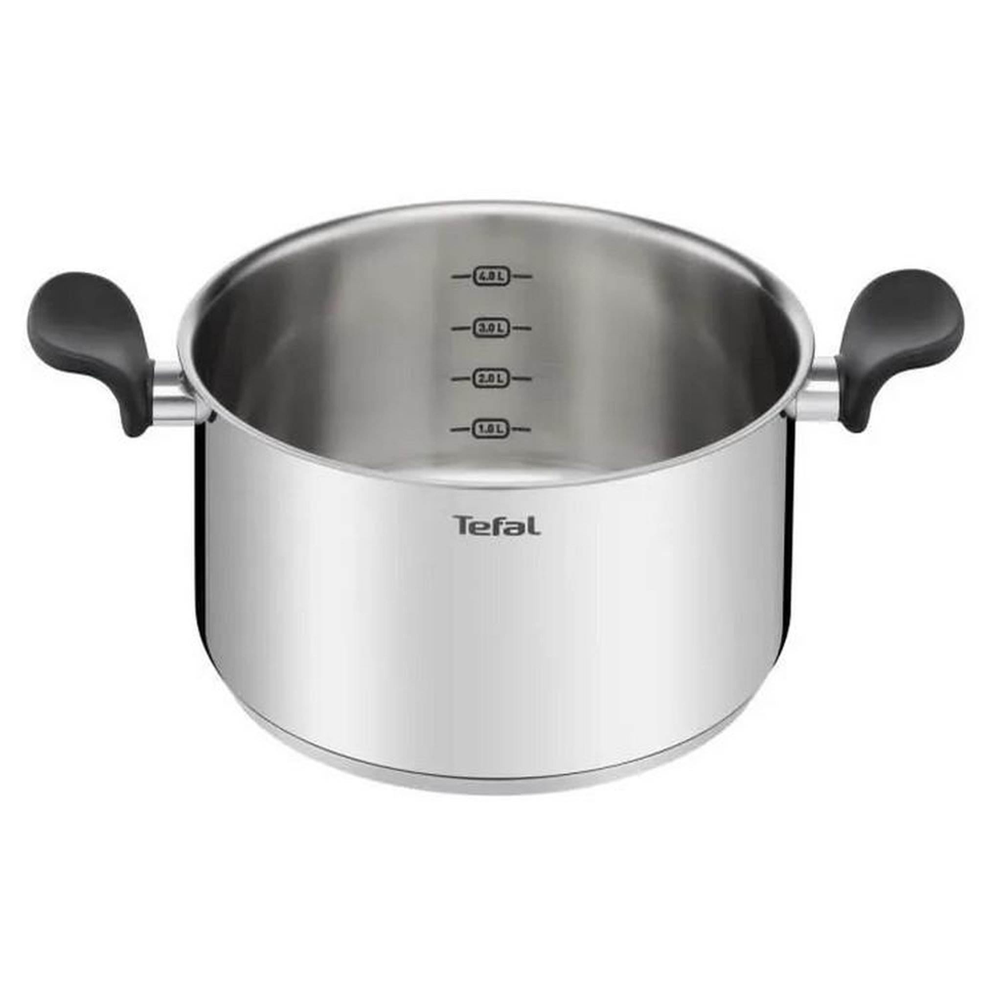 Voir la diapositive 2 : TEFAL Faitout inox 24cm avec couvercle - e3084604