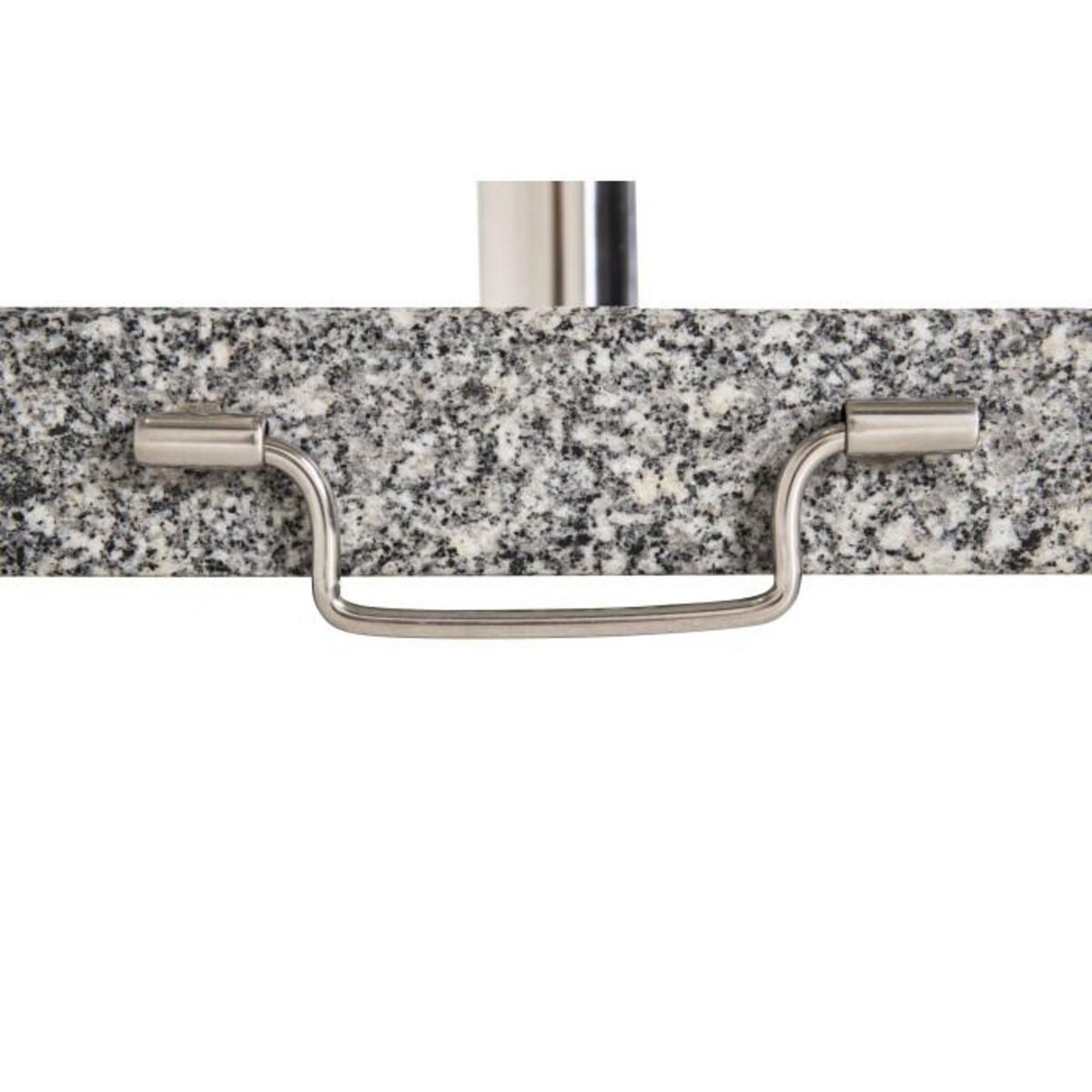 Paris Prix Pied de Parasol Moucheté Rond  Stathera  50cm Gris