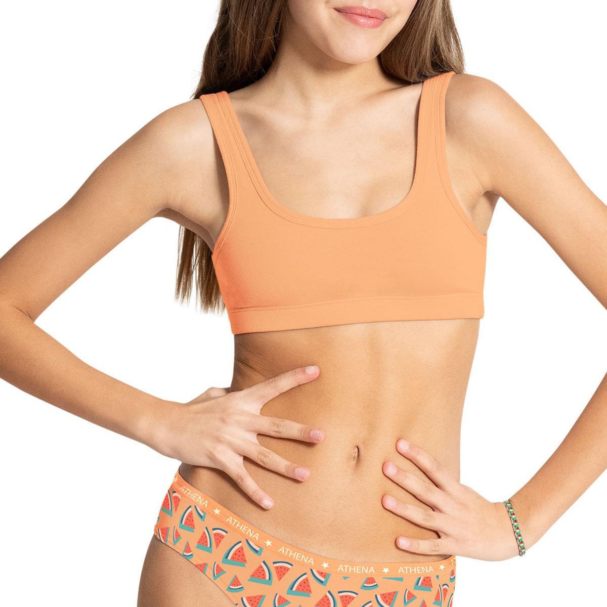 Athena Lot de 2 brassières fille Ecopack Girl Mode   Fille