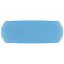 Voir la diapositive 4 : VIDAXL Lavabo rond de luxe Bleu clair mat 40x15 cm Ceramique