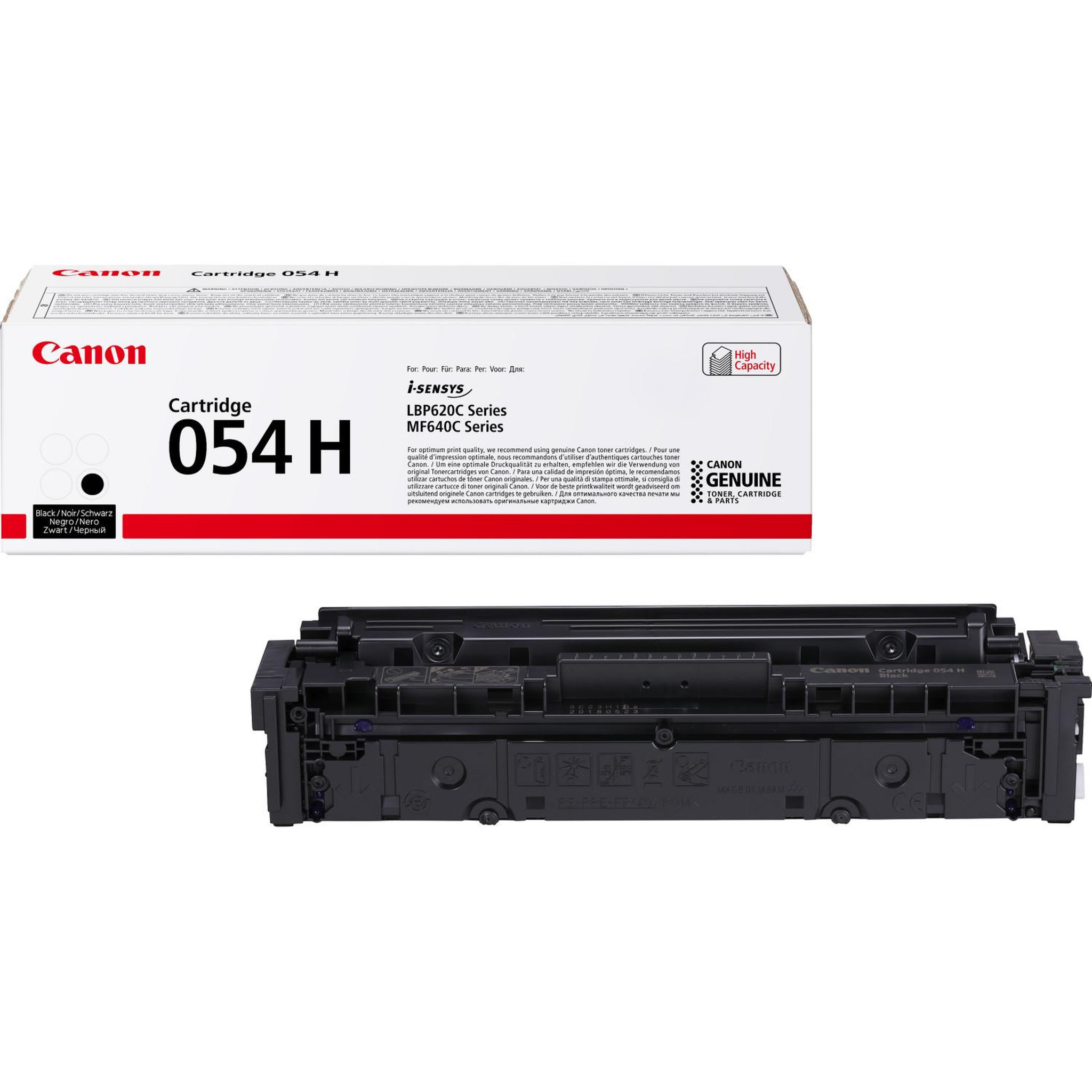 Voir la diapositive 2 : Canon Cartouche toner Canon 054 H haute capacité noir original