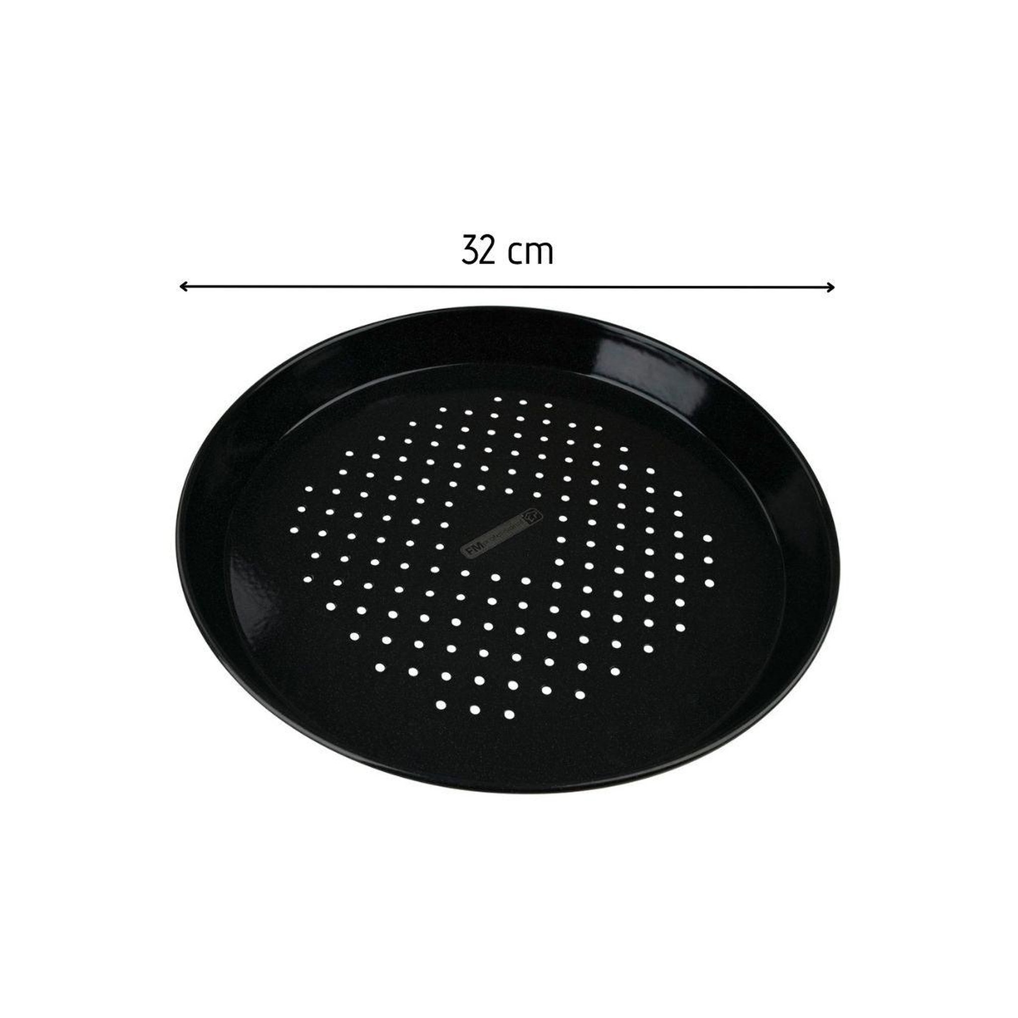 Voir la diapositive 3 : FM PROFESSIONAL Lot de 2 plaques à pizza perforées rondes, four et barbecue 32 cm fm professional barbecue
