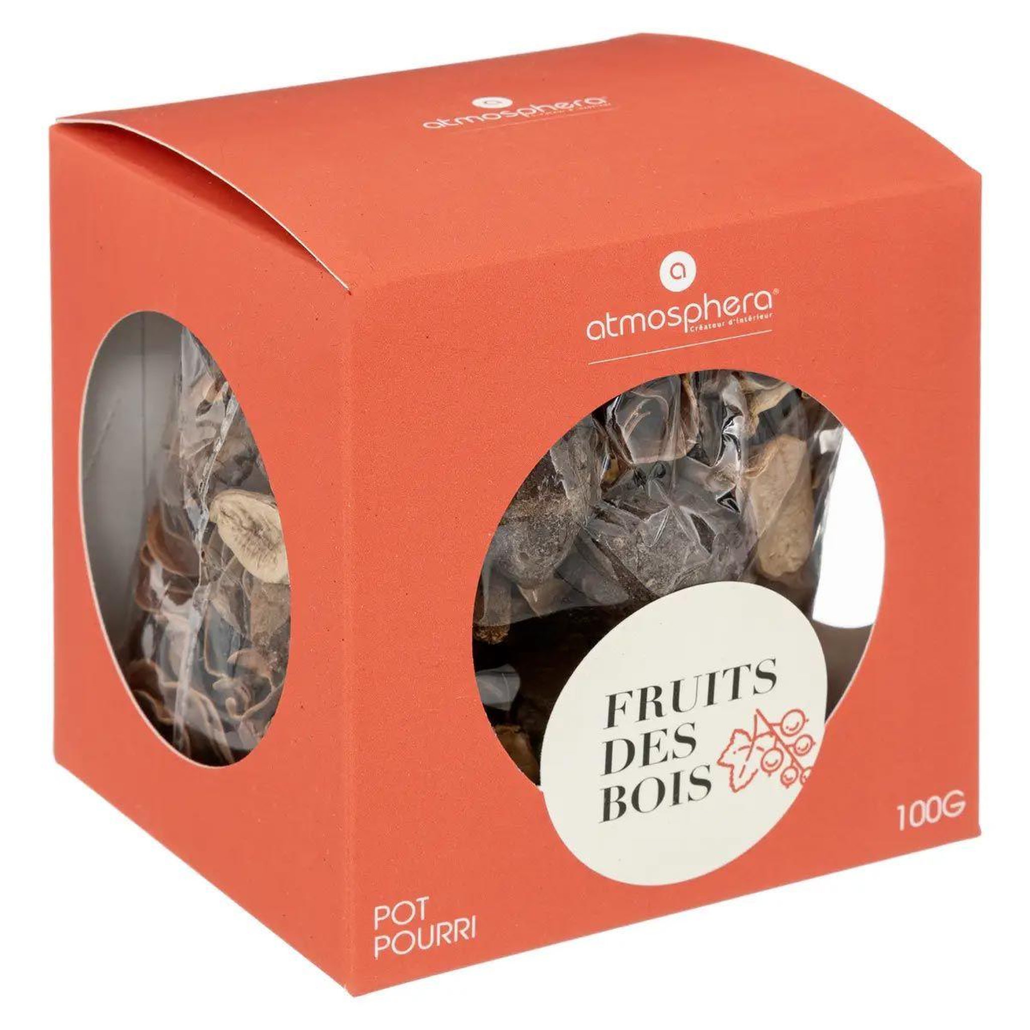 Voir la diapositive 2 : ATMOSPHERA Pot pourri  izor  100g fruit des bois