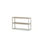 Voir la diapositive 5 : Paris Prix Console Design Double  Rise  110cm Naturel & Gris
